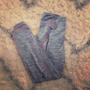 Colorful workout pants